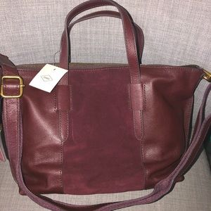 Fossil Leather Purse with Tags Wine Color